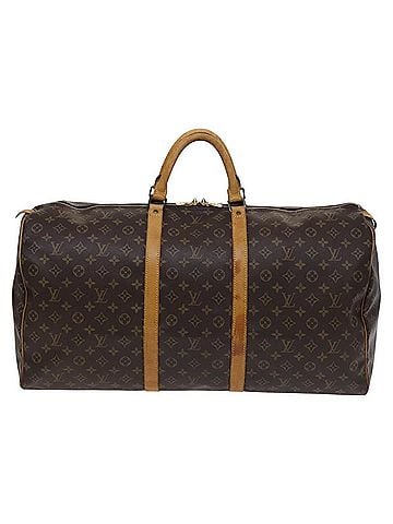 Louis Vuitton Keepall 60 Brown Canvas Travel Bag (view 1)