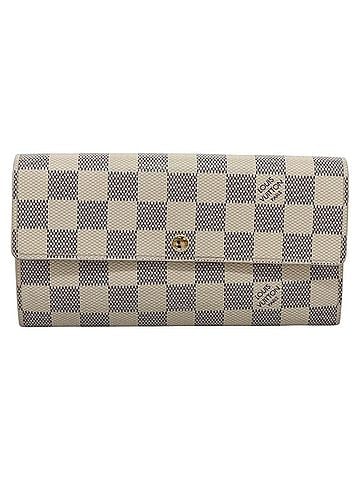 Louis Vuitton Sarah White Canvas Wallet (view 1)
