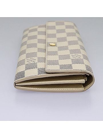 Louis Vuitton Sarah White Canvas Wallet (view 2)