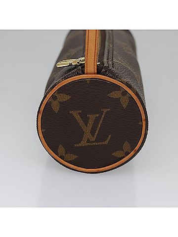 Louis Vuitton Papillon Brown Canvas Clutch Bag (view 2)