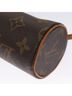 Louis Vuitton 100% Canvas Solid Brown Papillon Brown Canvas Clutch Bag One size - photo 10