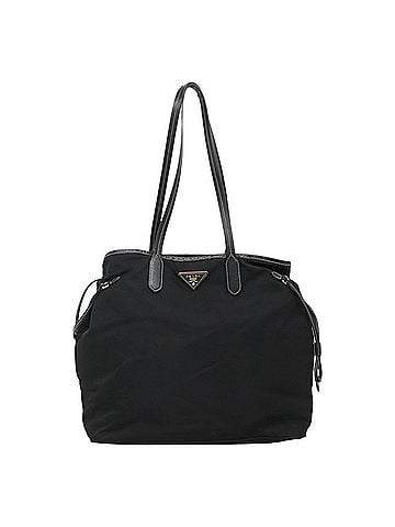 Prada Re-Nylon Black Synthetic Tote Bag (view 1)