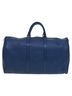 Louis Vuitton 100% Leather Solid Blue Keepall 50 Navy Leather Travel Bag One size - photo 1