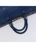 Louis Vuitton 100% Leather Solid Blue Keepall 50 Navy Leather Travel Bag One size - photo 5