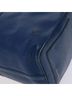 Louis Vuitton 100% Leather Solid Blue Keepall 50 Navy Leather Travel Bag One size - photo 7