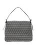 Fendi 100% Canvas Solid Blue Mamma Baguette Navy Canvas Shoulder Bag One size - photo 3