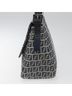 Fendi 100% Canvas Solid Blue Mamma Baguette Navy Canvas Shoulder Bag One size - photo 2