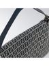 Fendi 100% Canvas Solid Blue Mamma Baguette Navy Canvas Shoulder Bag One size - photo 5