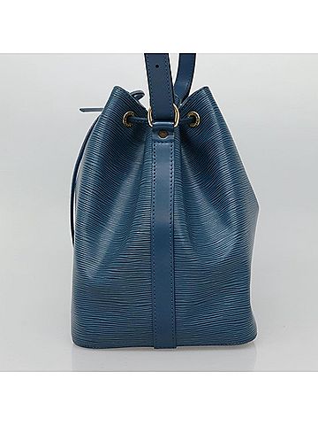 Louis Vuitton Petit Noé Blue Leather Shoulder Bag (view 2)