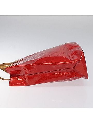 Louis Vuitton Reade Red Patent Leather Tote Bag (view 2)