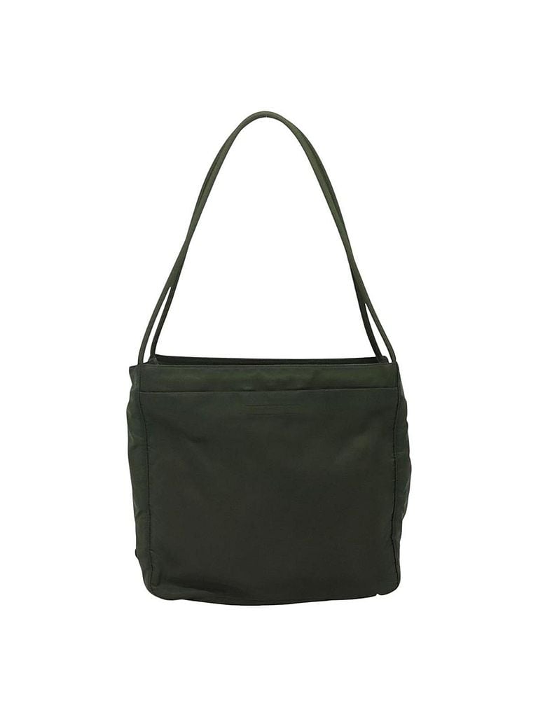 Prada 100% Synthetic Solid Tan Re-Nylon Khaki Synthetic Tote Bag One size - photo 1