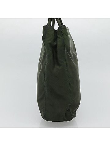 Prada Re-Nylon Khaki Synthetic Tote Bag (view 2)