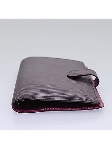 Louis Vuitton Agenda Cover Black Leather Wallet (view 2)