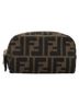 Fendi 100% Canvas Solid Brown Zucca Brown Canvas Clutch Bag One size - photo 1