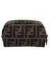 Fendi 100% Canvas Solid Brown Zucca Brown Canvas Clutch Bag One size - photo 3