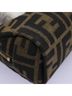 Fendi 100% Canvas Solid Brown Zucca Brown Canvas Clutch Bag One size - photo 7