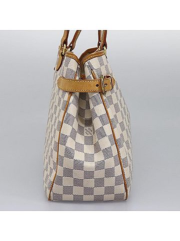 Louis Vuitton Batignolles Horizontal White Canvas Tote Bag (view 2)