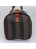Fendi 100% Canvas Solid Multi Color Pecan Multicolour Canvas Handbag One size - photo 2