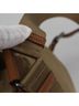 Prada 100% Synthetic Solid Tan Re-Nylon Khaki Synthetic Backpack Bag One size - photo 9