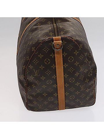 Louis Vuitton Keepall Bandoulière 60 Brown Canvas Travel Bag (view 2)