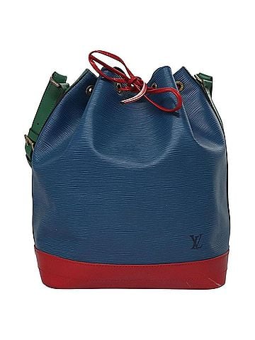 Louis Vuitton Noe Blue Leather Shoulder Bag (view 1)