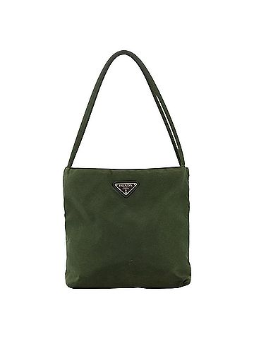 Prada Tessuto Khaki Synthetic Shoulder Bag (view 1)