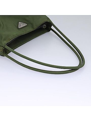 Prada Tessuto Khaki Synthetic Shoulder Bag (view 2)