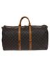 Louis Vuitton 100% Canvas Solid Brown Keepall Bandouliere 55 Brown Canvas Travel Bag One size - photo 3