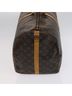 Louis Vuitton 100% Canvas Solid Brown Keepall Bandouliere 55 Brown Canvas Travel Bag One size - photo 4