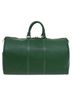 Louis Vuitton 100% Patent Leather Solid Green Keepall 45 Green Patent Leather Travel Bag One size - photo 3