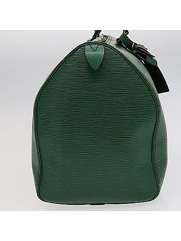 Louis Vuitton Keepall 45 Green Patent Leather Travel Bag (view 2)