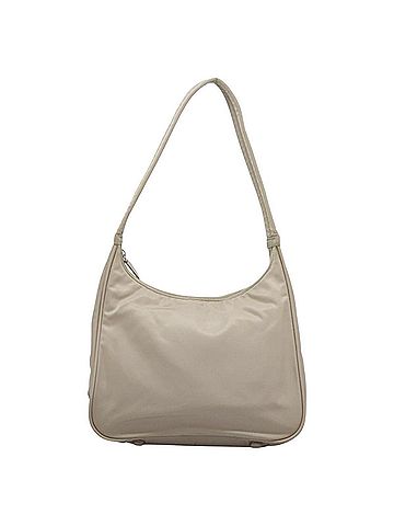 Prada Tessuto Beige Synthetic Shoulder Bag (view 1)