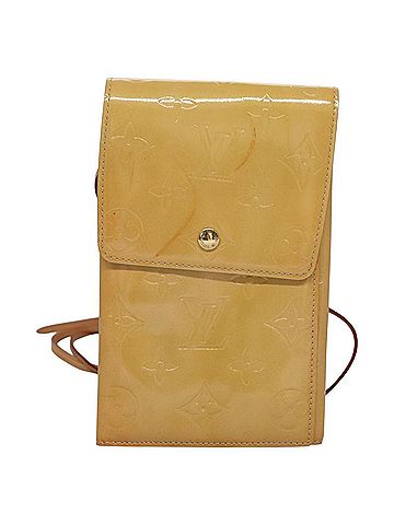 Louis Vuitton Walker Beige Patent Leather Wallet (view 1)