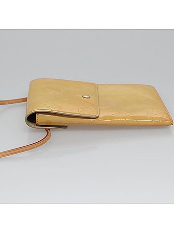 Louis Vuitton Walker Beige Patent Leather Wallet (view 2)