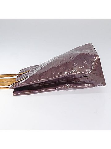 Louis Vuitton Reade Purple Patent Leather Tote Bag (view 2)