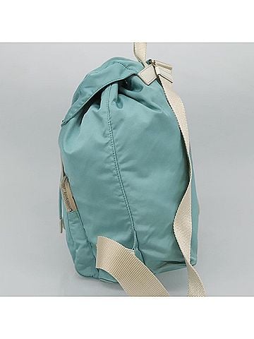 Prada Re-Nylon Blue Canvas Backpack Bag (view 2)