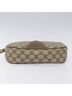 Gucci 100% Canvas Solid Tan Ophidia Beige Canvas Clutch Bag One size - photo 6