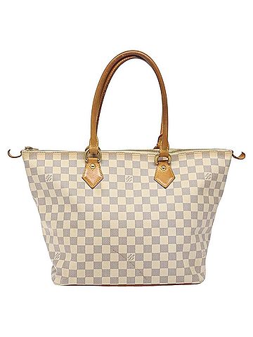 Louis Vuitton Saleya White Canvas Tote Bag (view 1)