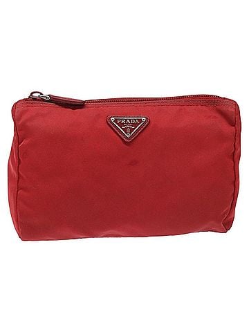 Prada Red Synthetic Clutch Bag (view 1)