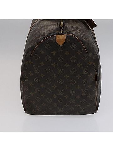 Louis Vuitton Keepall 60 Brown Canvas Travel Bag (view 2)