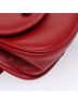Gucci 100% Leather Solid Red Bamboo Red Leather Shoulder Bag One size - photo 8