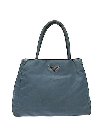 Prada Blue Synthetic Handbag (view 1)