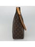 Louis Vuitton 100% Canvas Solid Brown Looping Gm Brown Canvas Shoulder Bag One size - photo 4
