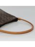 Louis Vuitton 100% Canvas Solid Brown Looping Gm Brown Canvas Shoulder Bag One size - photo 5