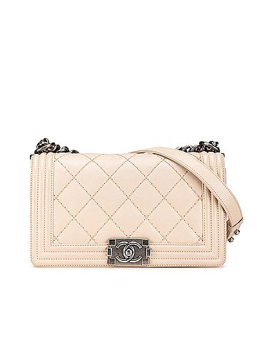 Chanel Medium Quilted Lambskin Wild Stitch Boy Flap (view 1)