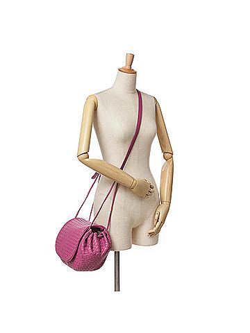 Bottega Veneta Nappa Intrecciato Flap Crossbody (view 2)