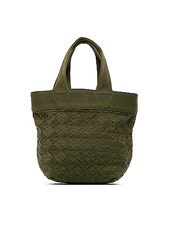 Bottega Veneta Canvas Intrecciato Tote (view 1)