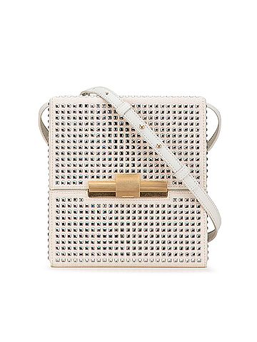 Bottega Veneta Crystal Embellished Canvas Daisey Crossbody (view 1)
