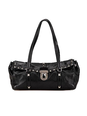 Prada Leather Studded Easy Shoulder Bag (view 1)