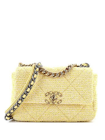 Chanel 19 Flap Bag Quilted Tweed Medium (view 1)